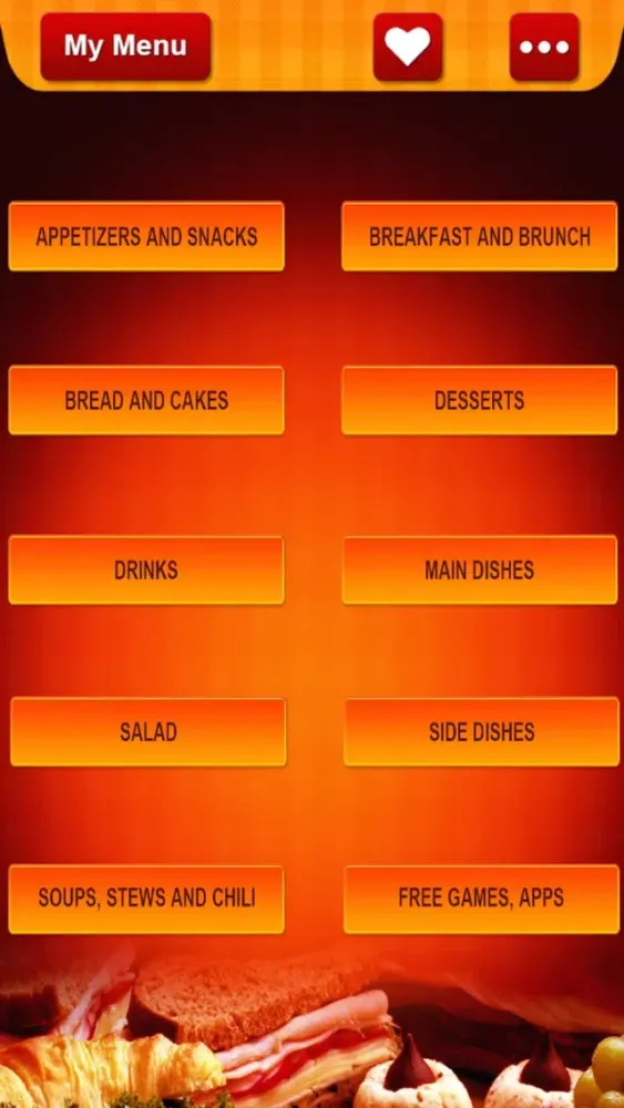 Capturas de tela do Top100 Recipes - The most famous and delicious food all over the world