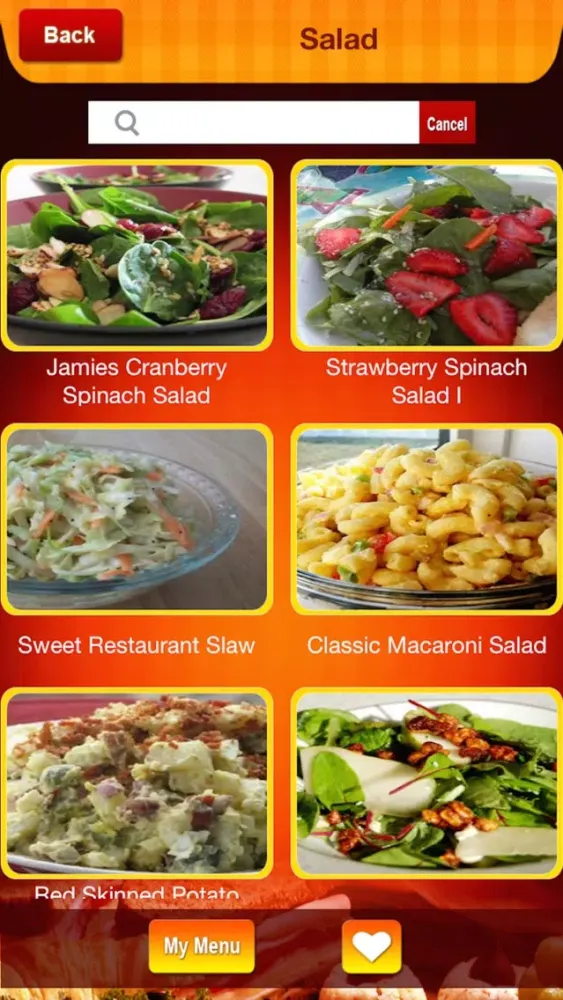 Capturas de tela do Top100 Recipes - The most famous and delicious food all over the world