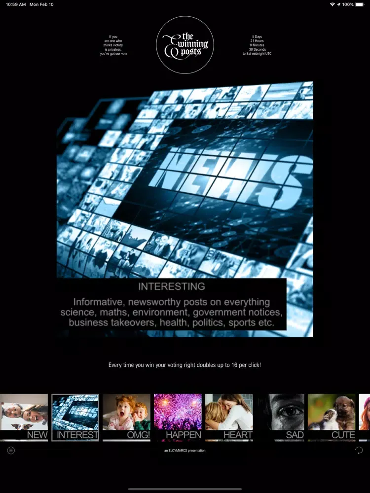 TheE-winningPosts iPad  Ekran Görüntüleri