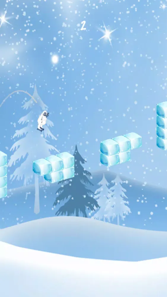 Yeti Run - Jump on the Ice स्क्रीनशॉट