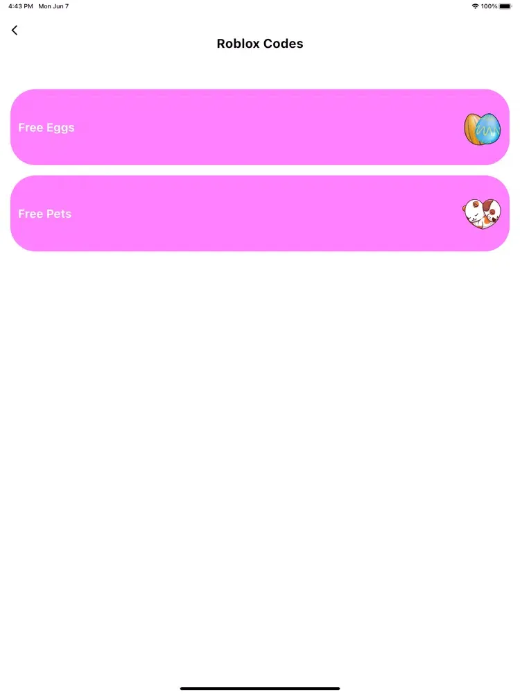 تصاویر Adopt Me Pets & Egg For Roblox iPad 