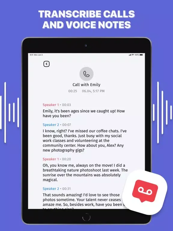 Tangkapan layar Call Rec - Call Recorder App iPad 