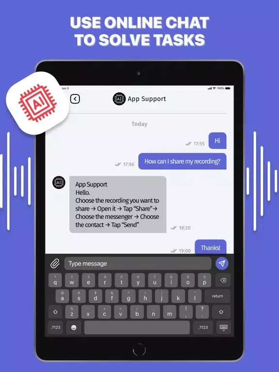 Tangkapan layar Call Rec - Call Recorder App iPad 