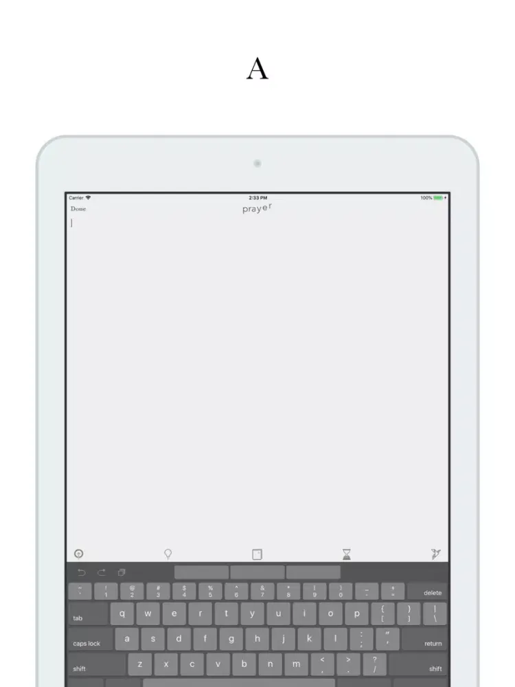 Prayer - Swipe To Send iPad  Screenshots