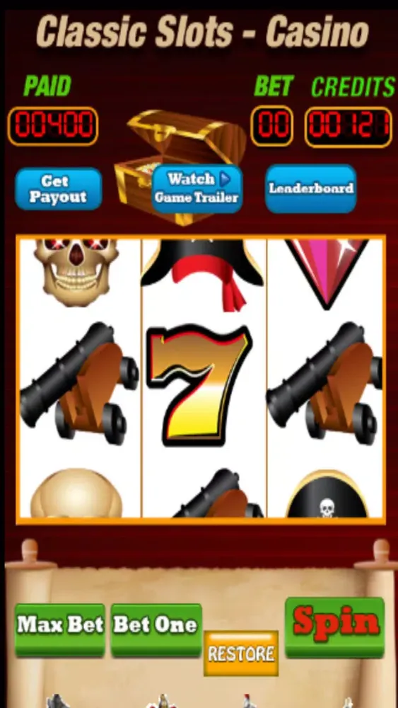 Скриншоты Pirate Slots Casino