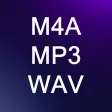 Audio Convert to MP3 M4A WAV