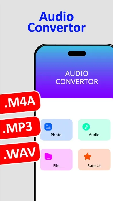 تصاویر Audio Convert to MP3 M4A WAV