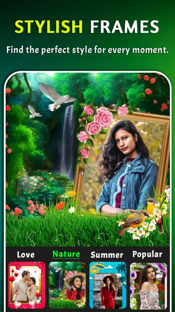 Nature Photo editor Frame 2024 Screenshots