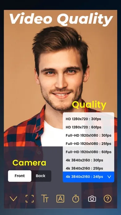 Ảnh chụp màn hình của Teleprompter : AI Video Prompt