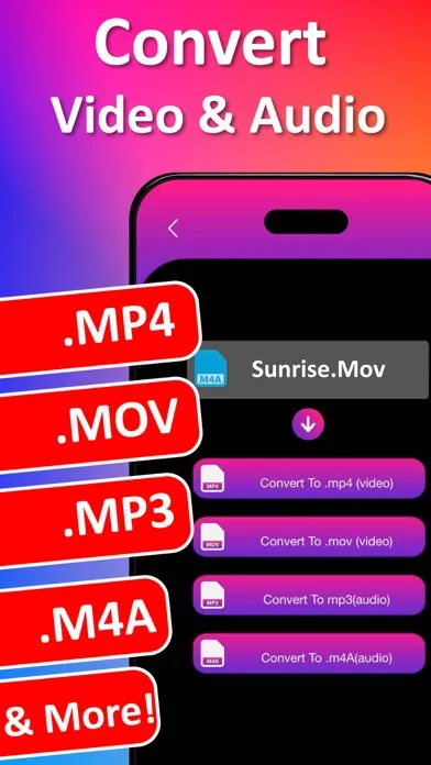 Capturas de pantalla de Video Converter MP4 MP3 MOV