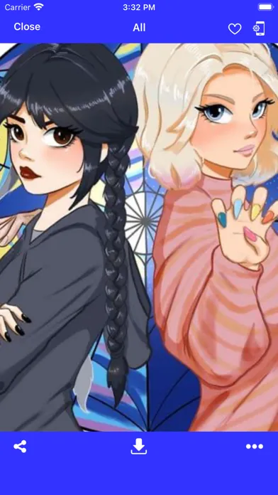 Enid& Wednesday Friends FanArt スクリーンショット