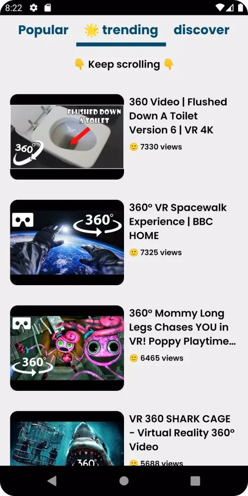 VR Videos 360应用截图