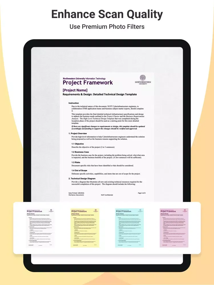 Capturas de pantalla de Scan It: PDF Document Scanner iPad 
