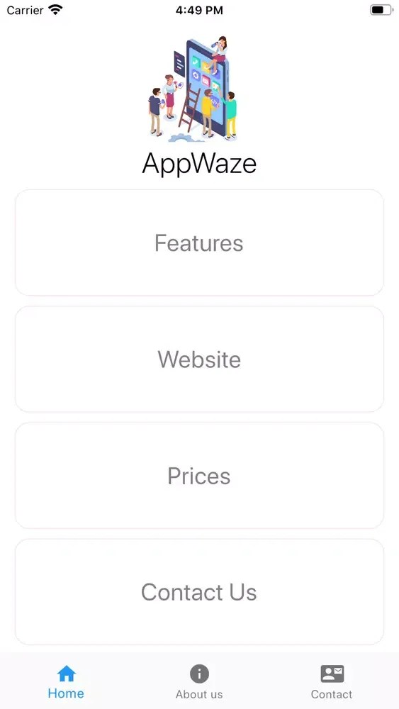 Tangkapan skrin AppWaze