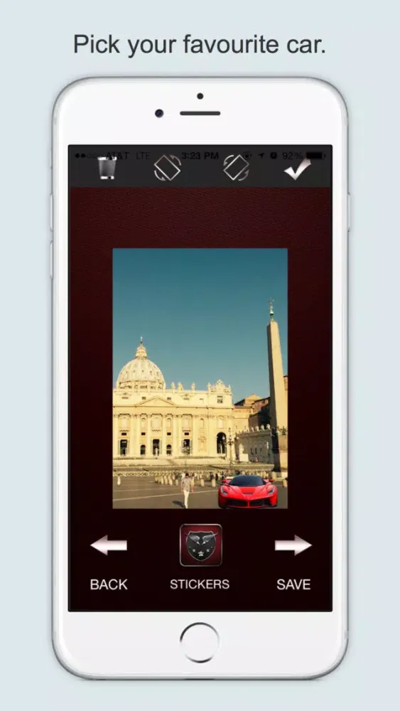 Exotic Cars Photo Editor FREE: Draw/Stamp Cars应用截图