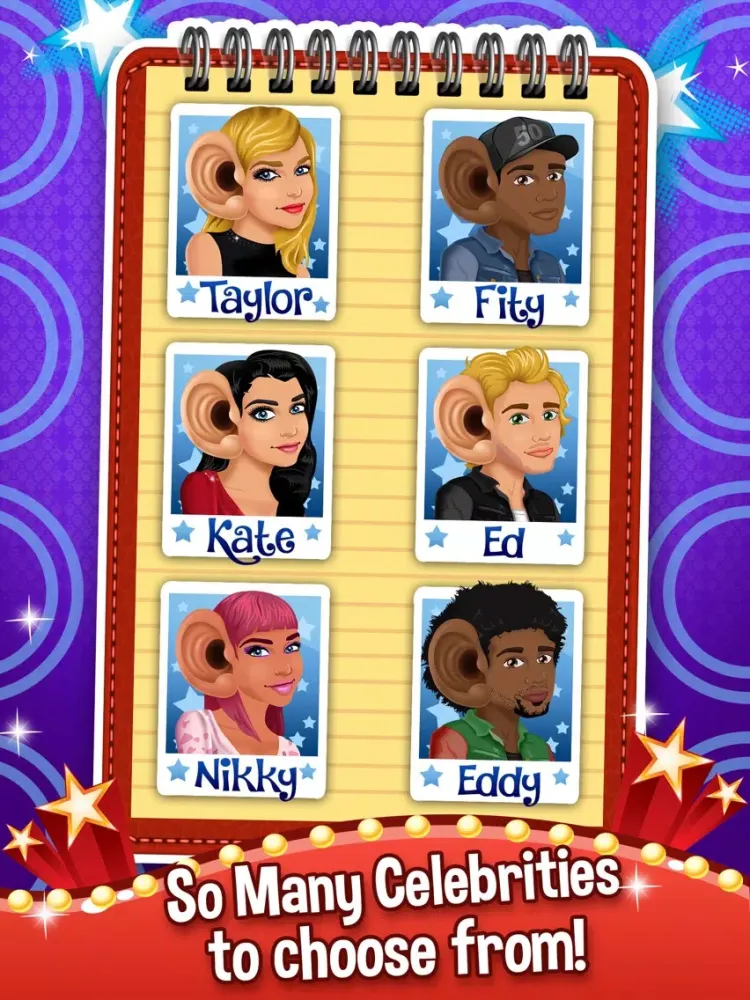 Celebrity Ear Surgery Doctor Simulator - my surgeon salon & little dr spa makeover mommy games for kids iPad  Screenshots