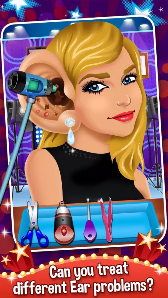 Celebrity Ear Surgery Doctor Simulator - my surgeon salon & little dr spa makeover mommy games for kids Screenshots