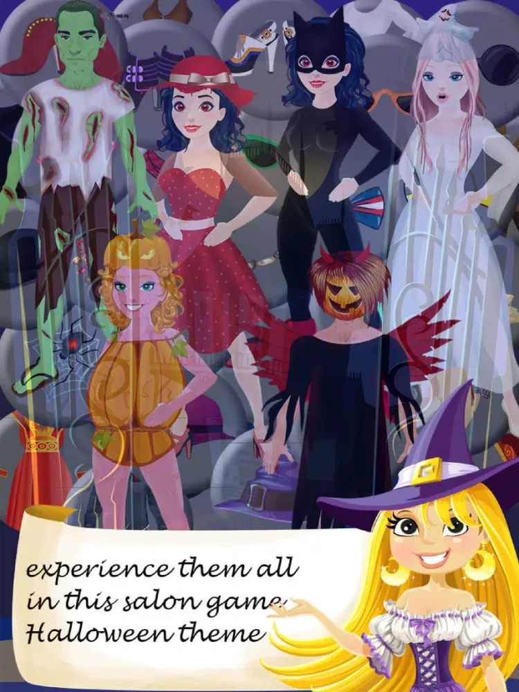 Halloween Salon Spa Makeover Doctor Game iPad  Screenshots