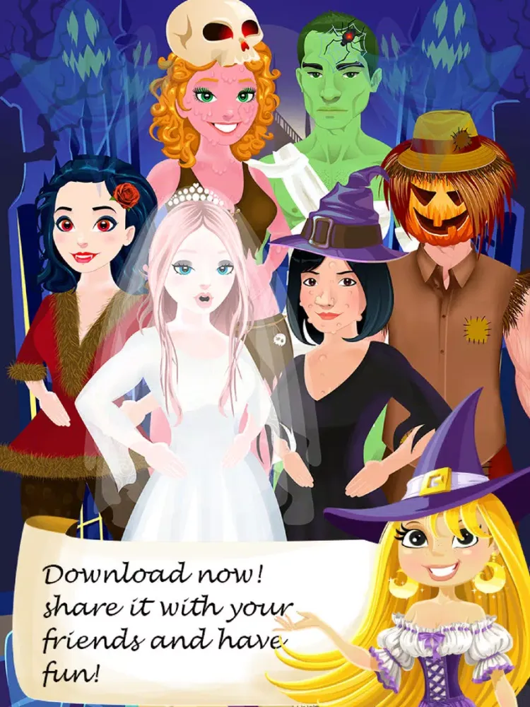 Halloween Salon Spa Makeover Doctor Game iPad  Screenshots