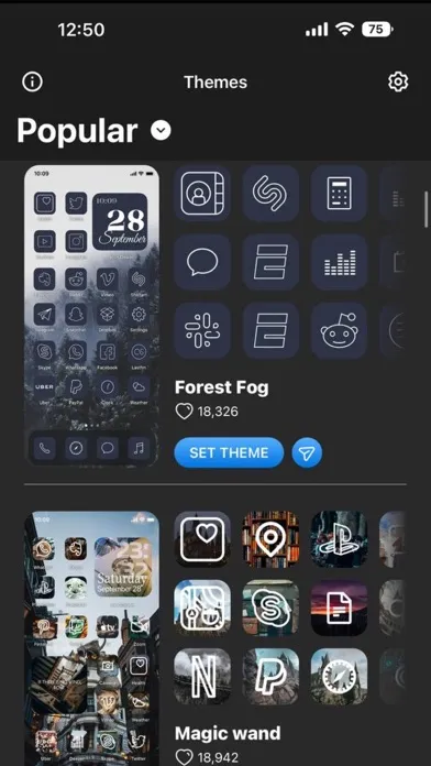 Icon Themepack - App Themes سکرین شاٹس
