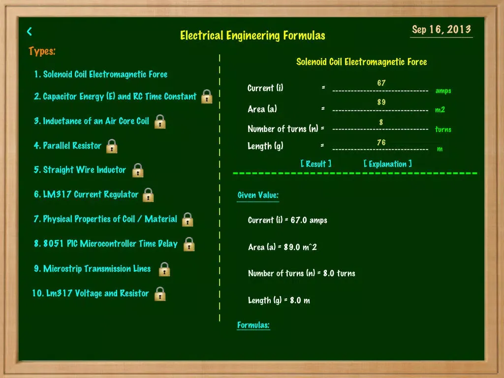 Engineering Formulas iPad  스크린샷