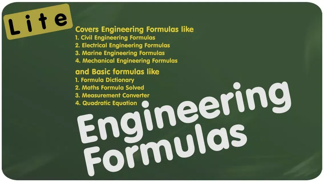 Engineering Formulas 스크린샷