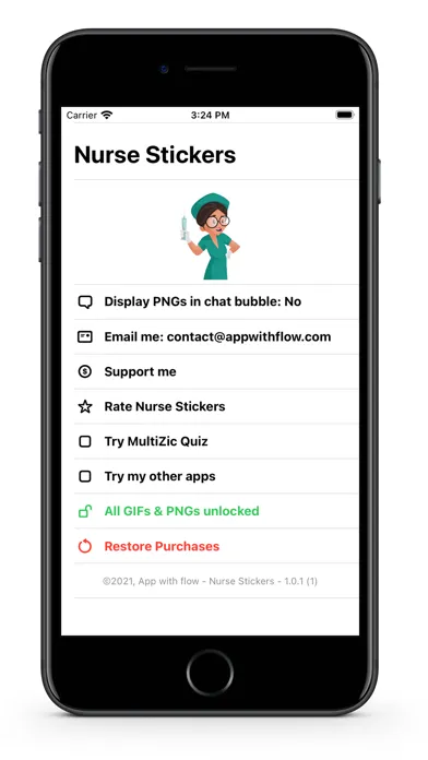 Tangkapan layar Nurse/Hospital - GIFs Stickers