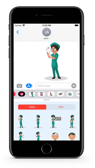 Tangkapan layar Nurse/Hospital - GIFs Stickers
