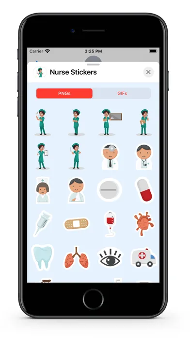Tangkapan layar Nurse/Hospital - GIFs Stickers