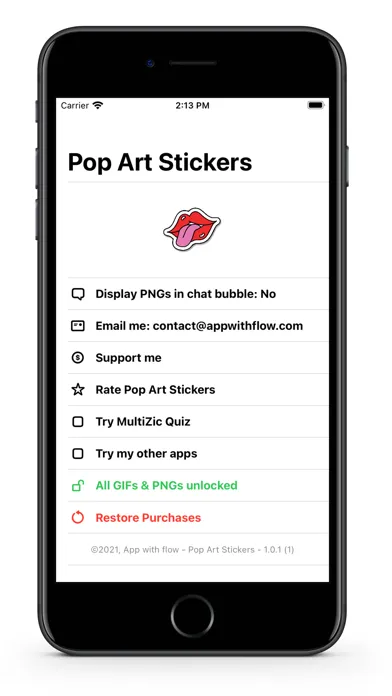 Pop Art - GIFs & Stickers 스크린샷