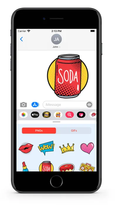 Pop Art - GIFs & Stickers 스크린샷