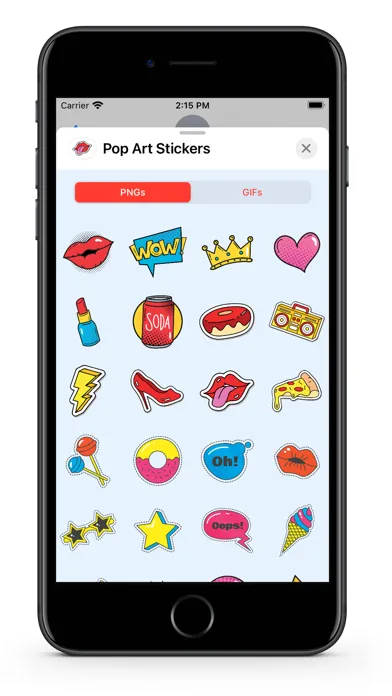 Pop Art - GIFs & Stickers 스크린샷