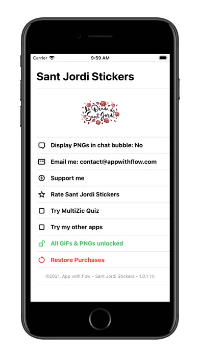 Sant Jordi - GIFs & Stickers Screenshots