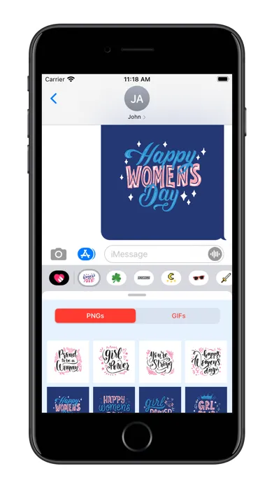 Women's Day - GIFs & Stickers স্ক্রিনশট