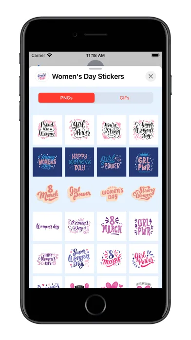Women's Day - GIFs & Stickers স্ক্রিনশট
