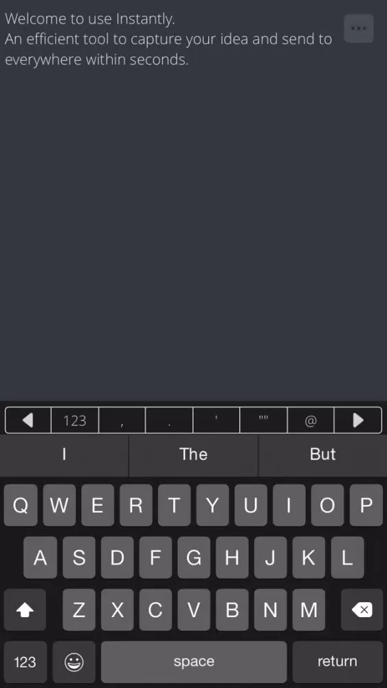 Tangkapan layar Instantly - Capture your idea