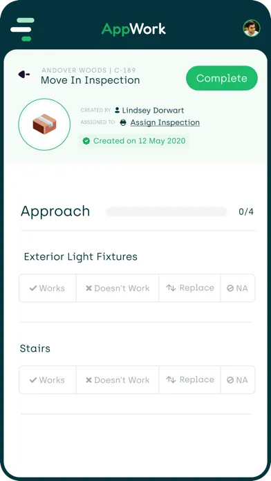 Ảnh chụp màn hình của AppWork Admin