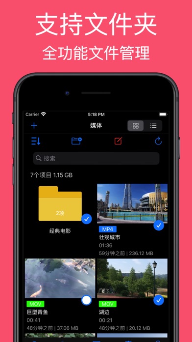 Tangkapan layar 万能视频播放器 - avi、wmv、mkv本地视频播放器大全