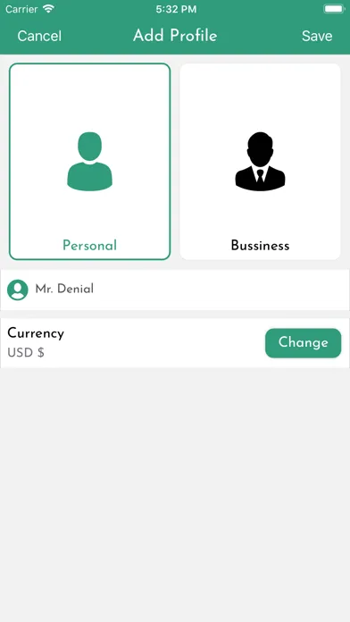 CreditLog - Account Ledger Ekran Görüntüleri
