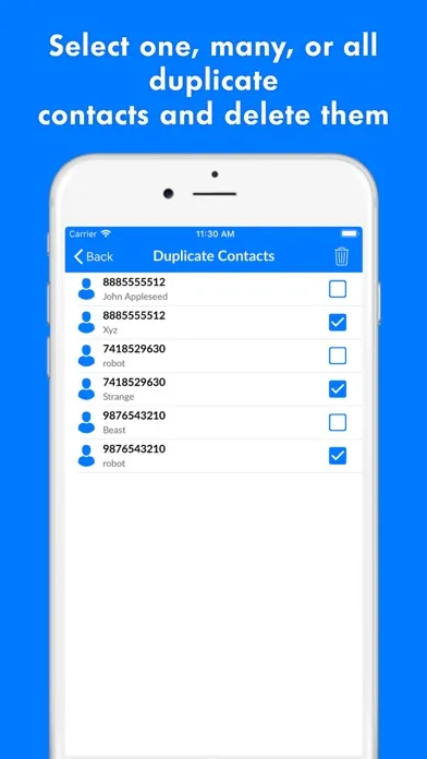 Duplicate Contact Remover স্ক্রিনশট