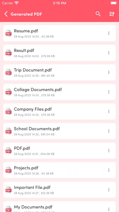 Tangkapan layar PDF Converter - JPG to PDF