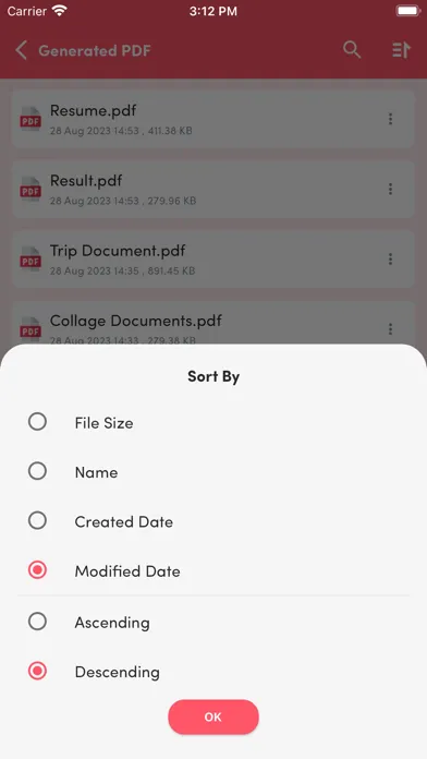 Tangkapan layar PDF Converter - JPG to PDF