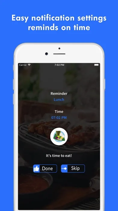 Screenshot di Meal Reminder - Time to Eat