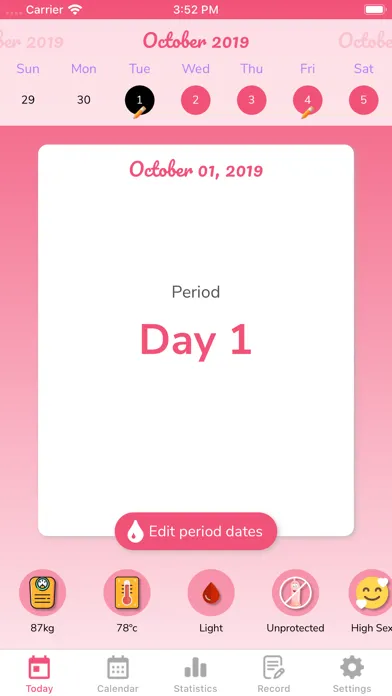 صور MyPeriod - Period Tracker