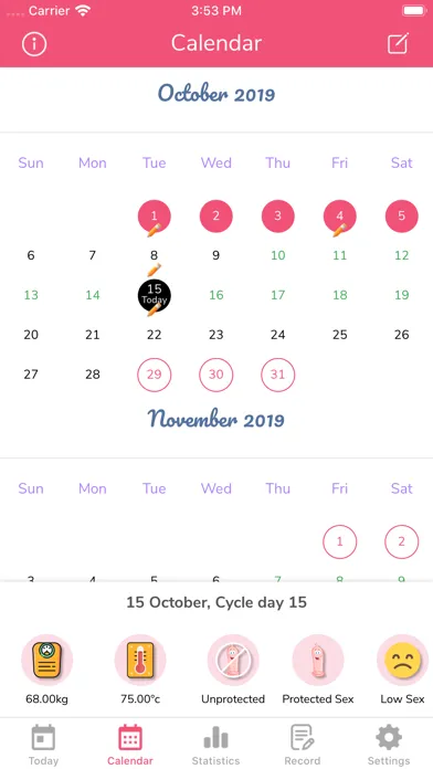 صور MyPeriod - Period Tracker