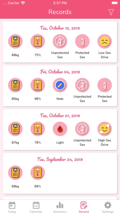 صور MyPeriod - Period Tracker