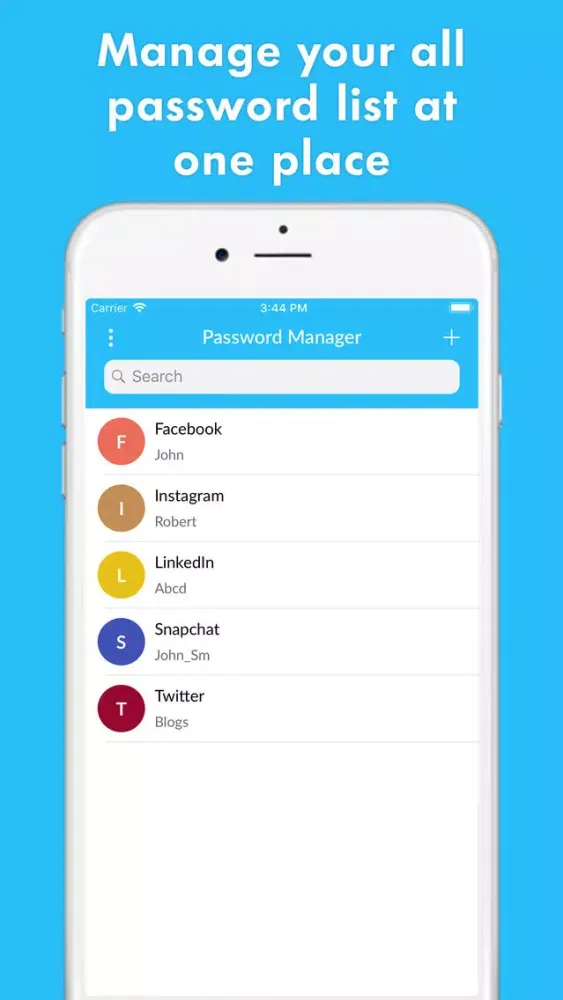 Capturas de tela do Password Manager & Keeper