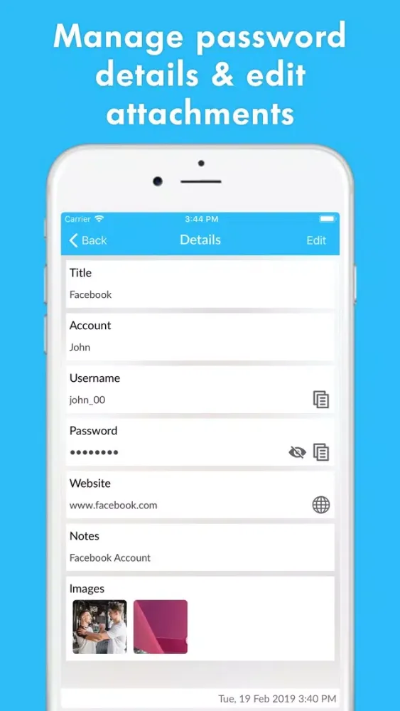 Capturas de tela do Password Manager & Keeper