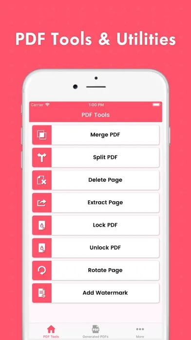 Captures d'écran de PDF Tools & Utilities
