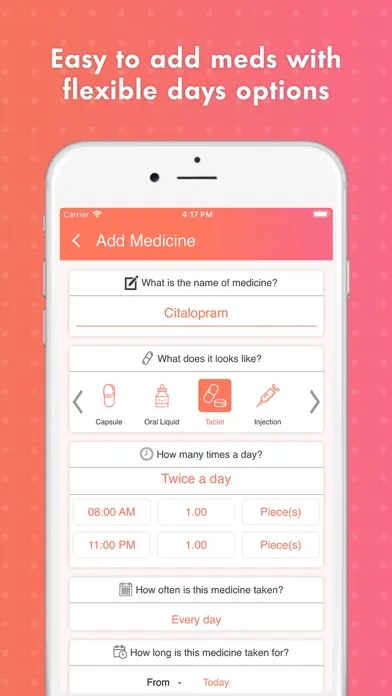 Ảnh chụp màn hình của Smart Pill Reminder Tracker
